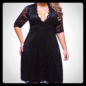 Lace A-Line Dress